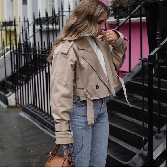 Zara Oversized Cropped Bicker Jacket - Picture 4 of 16